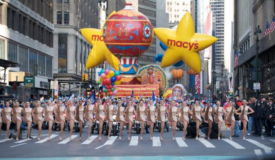 The Macy’s Thanksgiving Day Parade’s main attractions were high-flying balloons